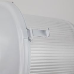 Светильник ЭРА «Желудь» НСП 41-200-001 без решетки сталь/стекло IP54 E27 max 200Вт 185х260 белый | Светильники НСП (Желуди)