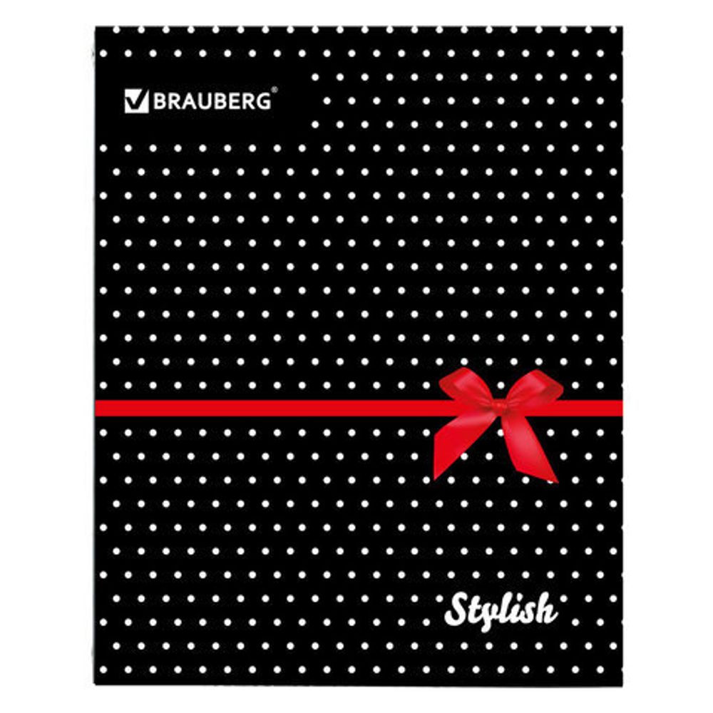 Тетрадь на кольцах А5 (175х215 мм), 120 л., обложка ламинированнный картон, клетка, BRAUBERG, "Стиль", 402006