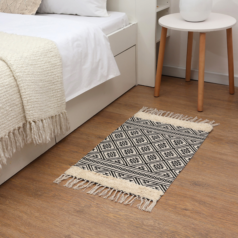 Ковер Этнический 50х80 ± 3 см, 1000 гр/м2, 70% хлопок, 30% полиэстер