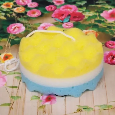 Губка для тела банная поролоновая «VO!DA!- Забота», 11*5см