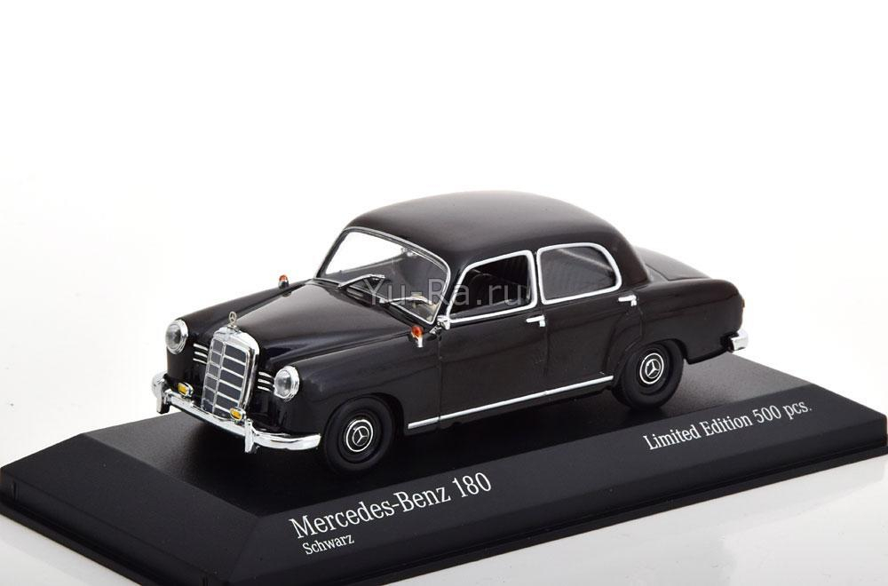 Mercedes-Benz 180 W120 Ponton 1955 black Minichamps