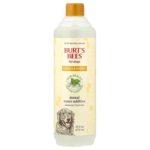 Burt's Bees, добавка для полости рта, для собак, мед манука, 473 мл (16 жидк. унций)