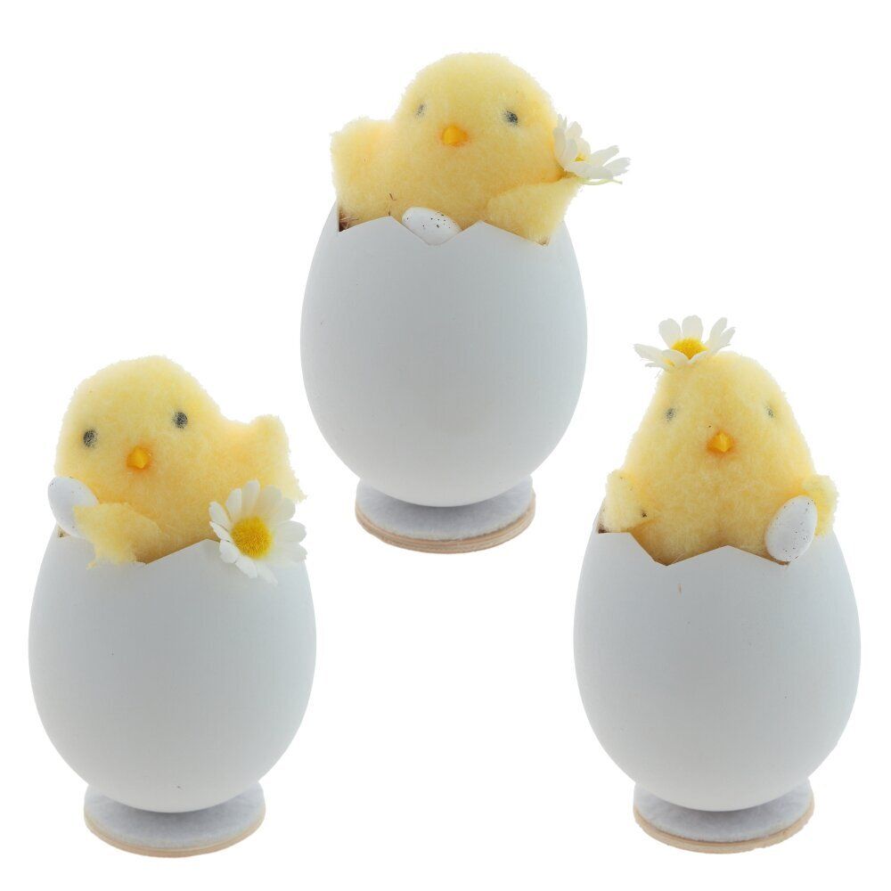 GAEM Фигурка декоративная "Цыпленок" (блок 6 шт), L6 W6 H10,5 см, 3в.