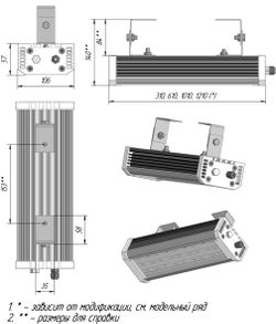 Светильник TERRA 200Вт IP65 5000К FS-MAN-T
