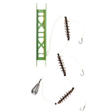 Монтаж д/ловли карася "Убийца карася" на мотовиле 3 крючка XinYongDa -