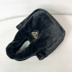 Prada Shearling Mini Handbag 18 cm