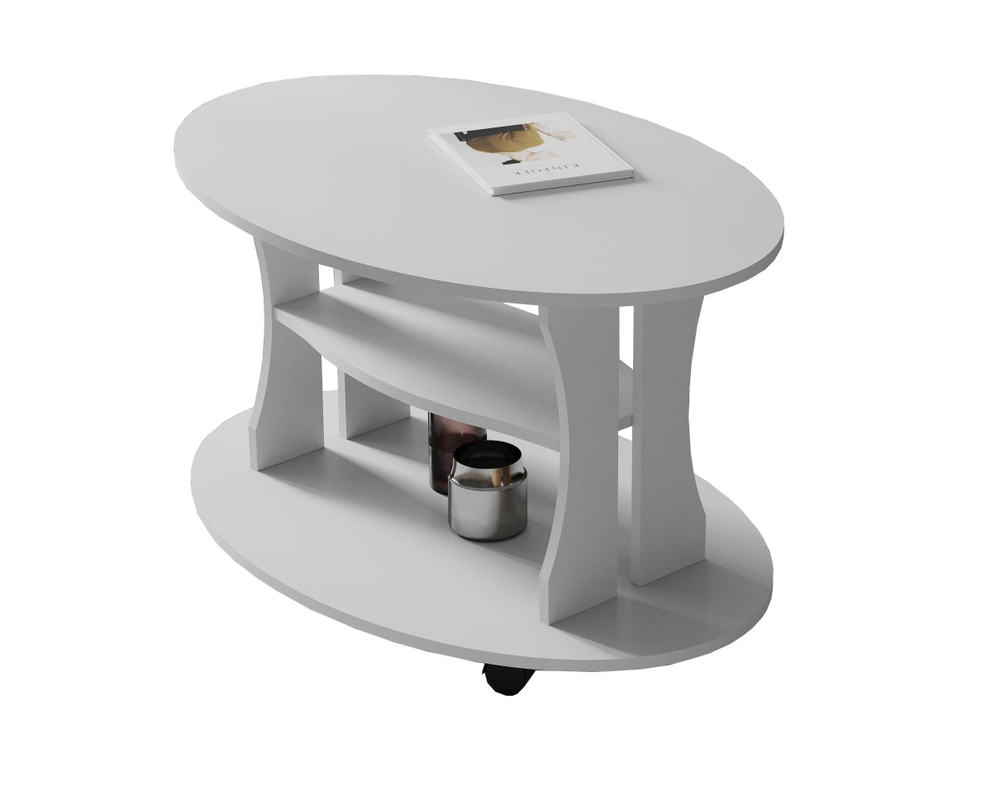 Столик журнальный Консул-1, белый