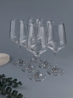 Набор бокалов для вина, 365 мл, 6 шт. прозрачные