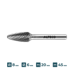 Борфреза по металлу ALTECO F 0820/6 MX