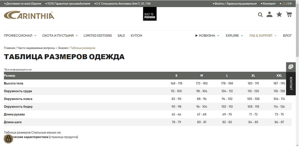 Штаны CARINTHIA TRG - Oliv