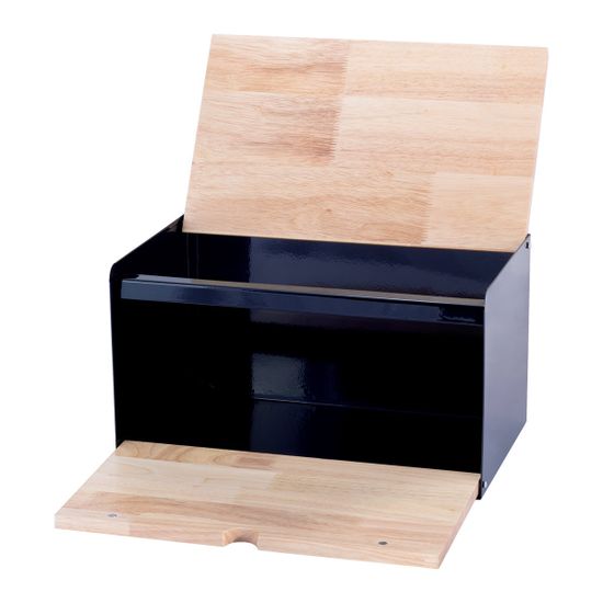 Хлебница Kamille KM-1117 (бамбук, нержавеющая сталь)