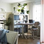 Письменный стол - IKEA IDÅSEN/IDASEN, 120х70х63-127 см, коричневый/бежевый, ИДОСЕН ИКЕА