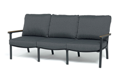 "Крокус" лаунж-зона 5-местная из алюминия, цвет темно-серый