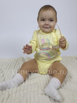 043-44-5 Полукомбинезон(боди) для девочки Luneva