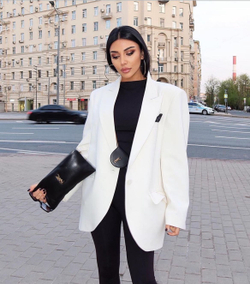 Жакет оверсайз мужского кроя