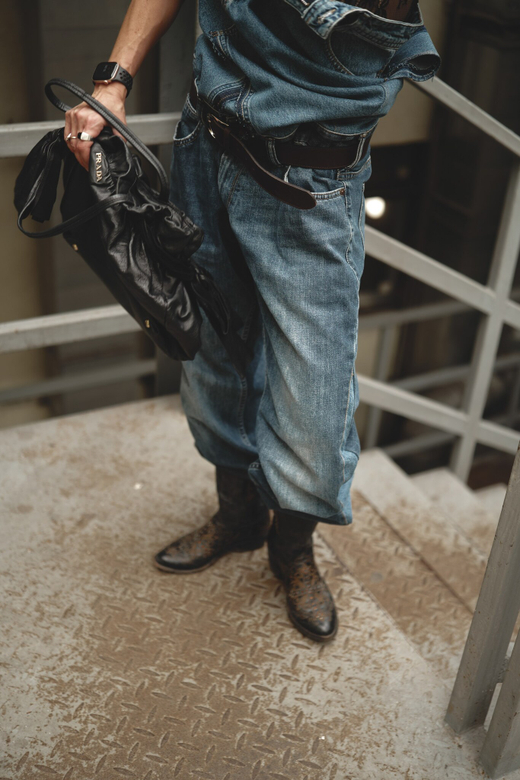 Upcycling комбинезон объемный