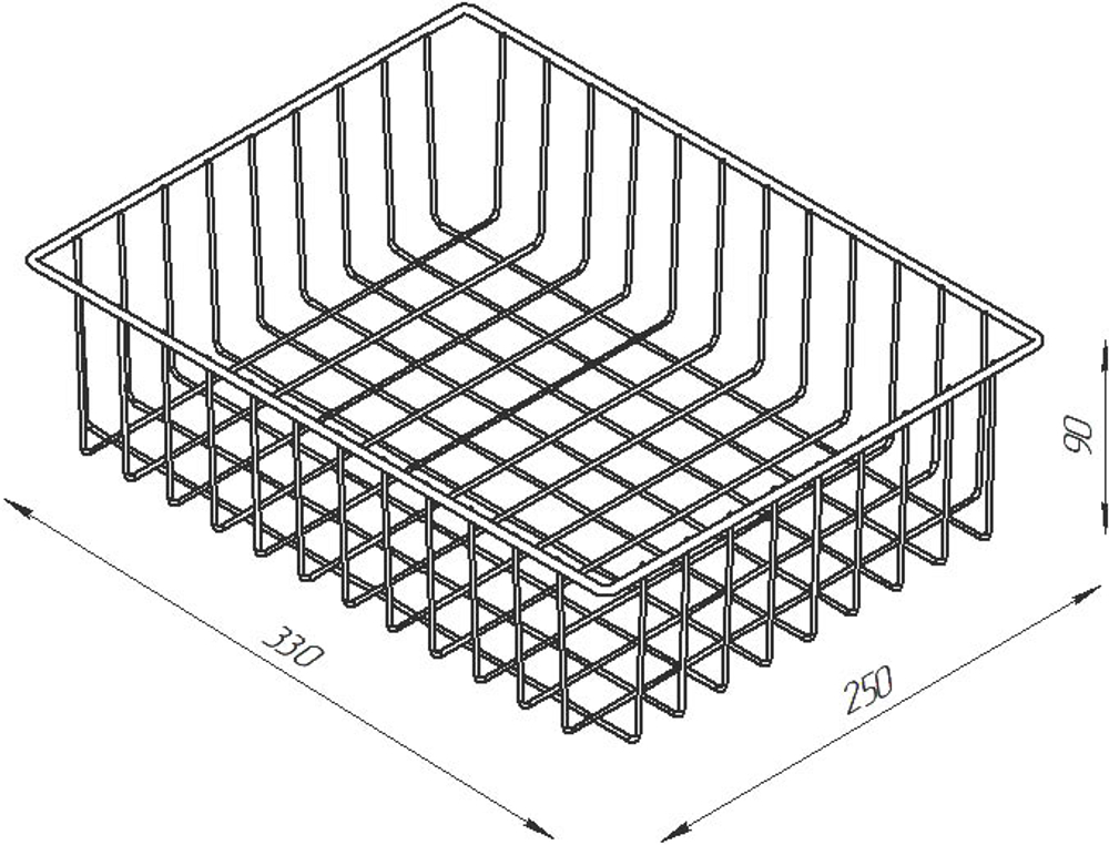 Подставка для ванных принадлежностей DIWO Смоленск П16187 черный муар