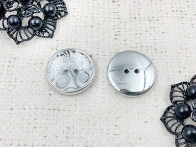 Пуговицы 2 прокола, d 14 мм