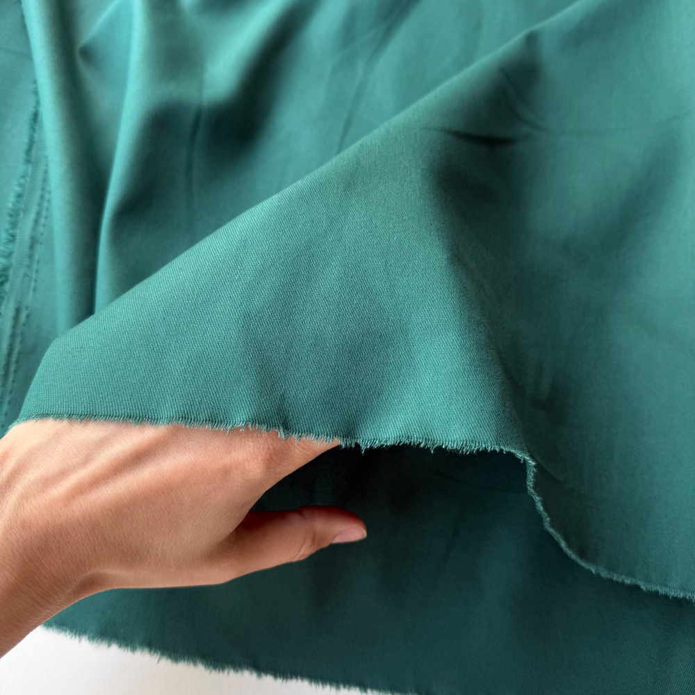 Джинса хлопковая (плотность 195 гр/м2) Изумруд