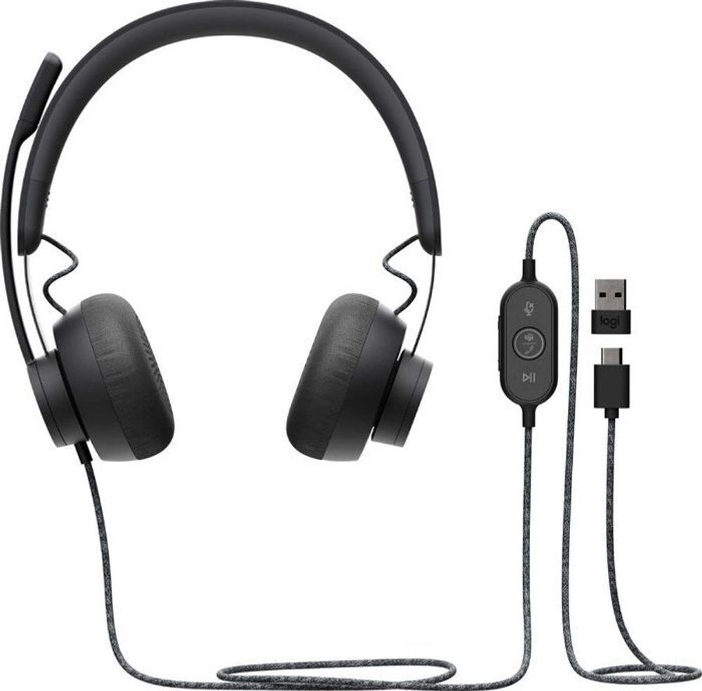 Гарнитура  Logitech Headset Zone Wired