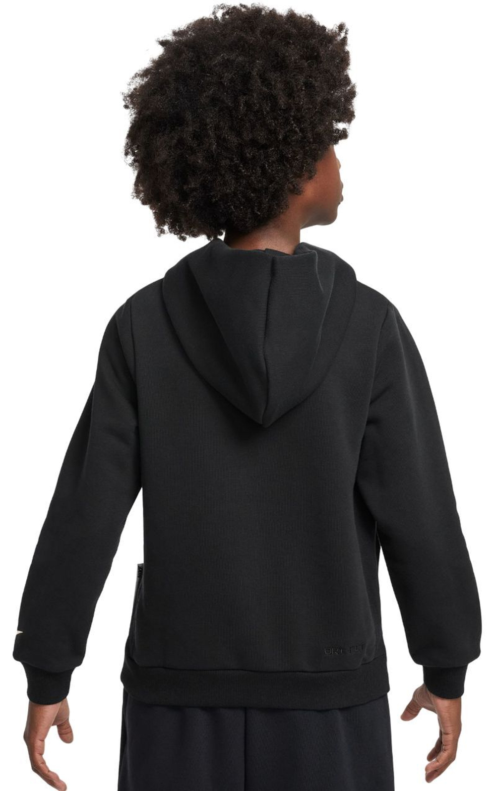 Кофта для мальчика теннисная Nike Kids Dri-Fit Standard Issue Hoodie - черный