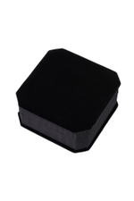 Анальная втулка с черным кристаллом 8 см