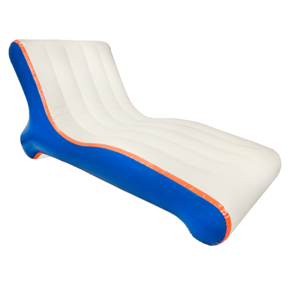 Шезлонг надувной 1-местный ПВХ (230*105 см)