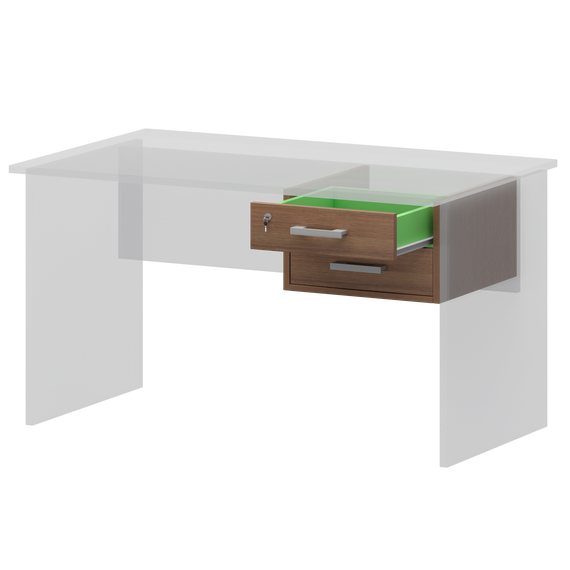 Тумба подвесная АТ-02 Орех 430x450x280 Арго