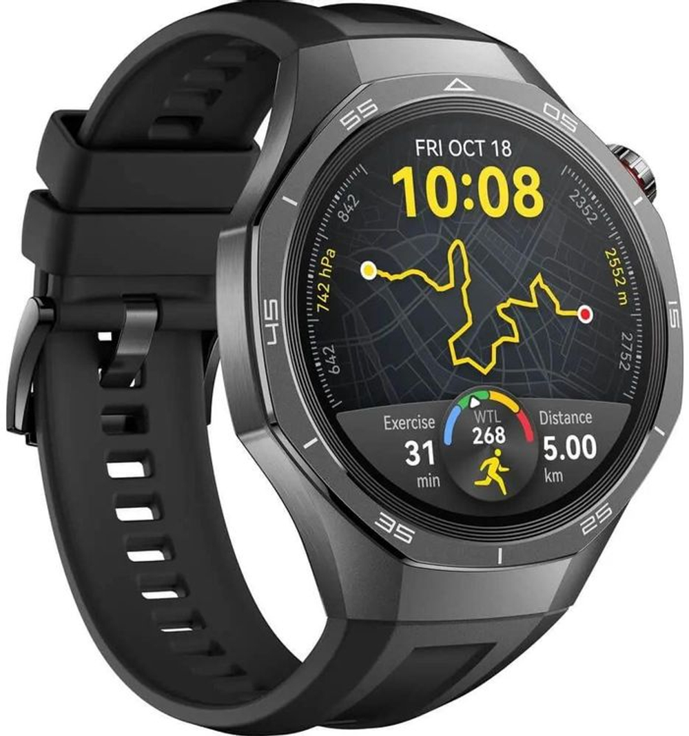 Смарт-часы Huawei Watch GT 5 Pro Vili-B29F,  46.3мм,  1.43",  черный