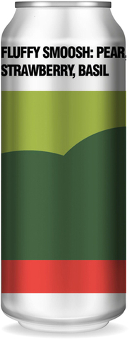 Пиво Блэк Кэт Флаффи Смуш: Груша, Клубника, Базилик / Black Cat Fluffy Smoosh: Pear, Strawberry & Basil 0.45 - банка