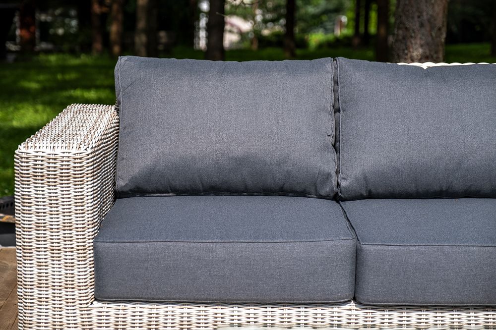 "Боно" лаунж-зона из искусственного ротанга, цвет бежевый