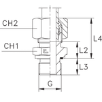 Штуцер FE DS16 BSP 1/2 (B4)