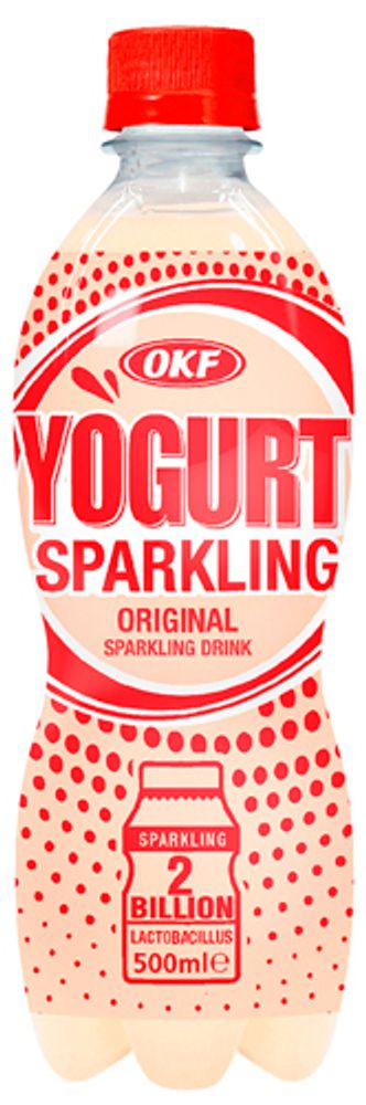 Газированный напиток OKF Yogurt Sparkling &quot;Йогурт&quot; 0.5 - пэт