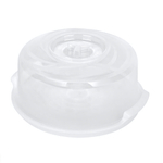 Комплект для СВЧ Sugar&Spice Vanilla: Крышка с паровыпускным клапаном d250 + поддон прозрачный