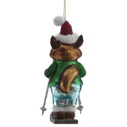GAEM Украшение новогоднее "Енот", L6 W6,5 H15 см