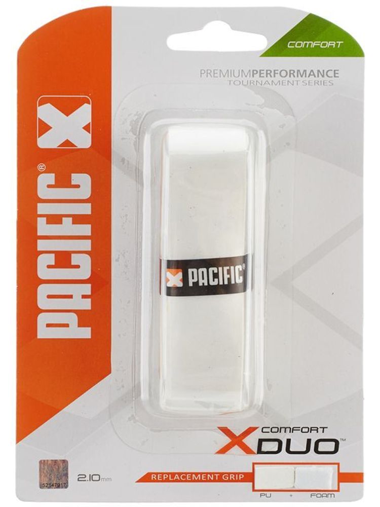 Намотки теннисные базовая Pacific XDuo Comfort white 1P