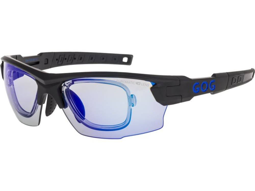 Спортивные очки с диоптриями GOG Steno C / Matt Black / Photochromic Blue Lens