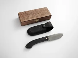 Складной нож "Пеликан", сталь Х12МФ, рукоять черный мореный граб