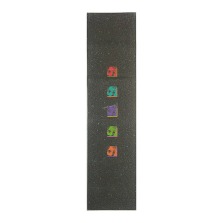 Шкурка для самоката Shkura Prod Faces 15,24x60,96cm "лица на черном фоне"