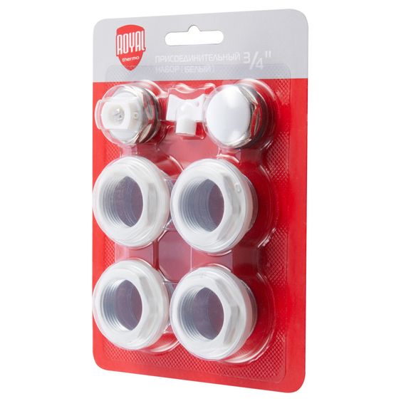 Набор присоединительный Royal Thermo 3/4&#39;&#39; white — (2)