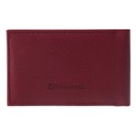 Визитница/кредитница однорядная BRAUBERG "Favorite", на 24 карты, под фактурную кожу, бордовая, 232293