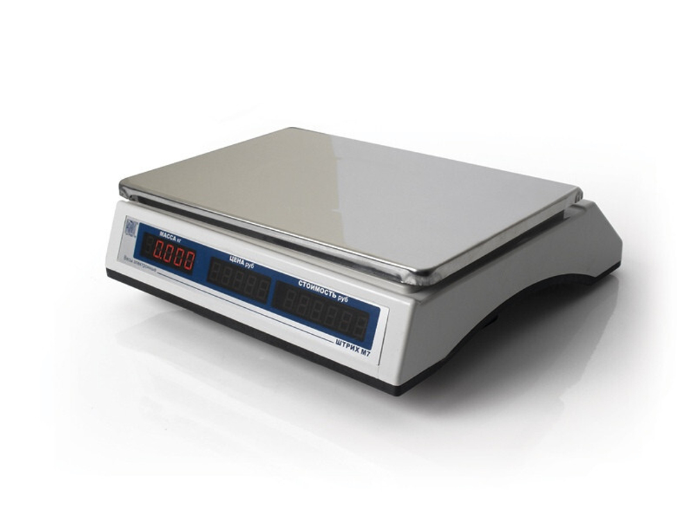 Торговые весы Штрих М7Т 15-2,5 А версия 3.1 LCD, LED
