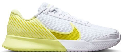 Женские Кроссовки теннисные Nike Zoom Vapor Pro 2 - white/high voltage luminous green