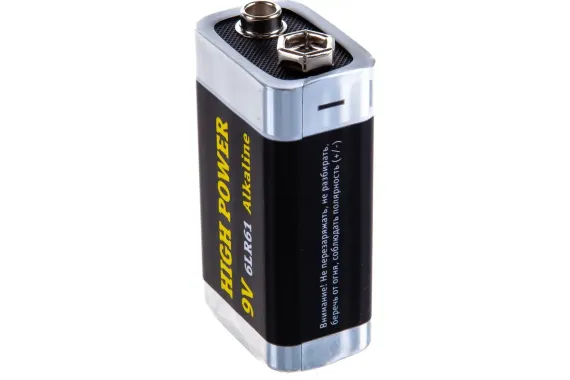 Батарейка Navigator 9V 6LR61 крона щелочь 23468