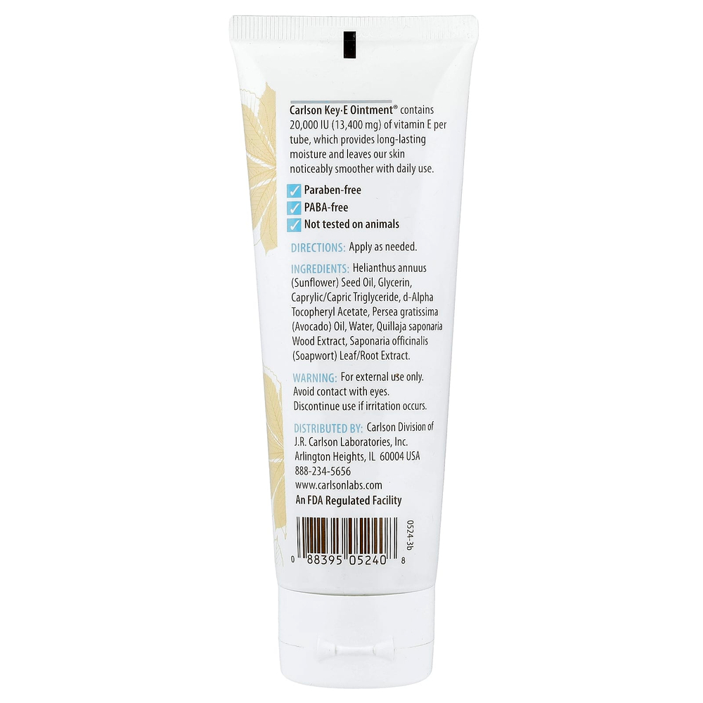 Carlson, Key-E®, мазь для рук и тела, без запаха, 113 г (4 унции)