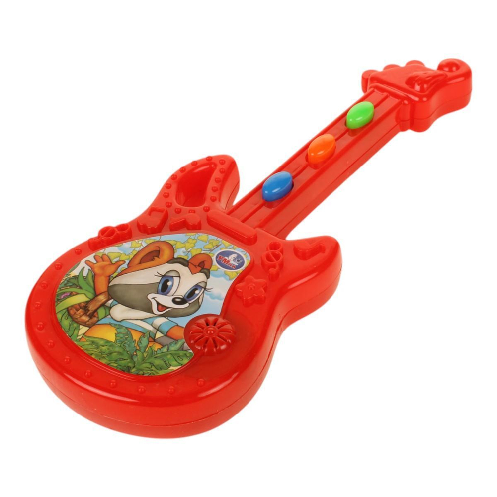 Гитара музыкальная, 15+ песен и звуков, блистер 2310M0001-R (Умка)
