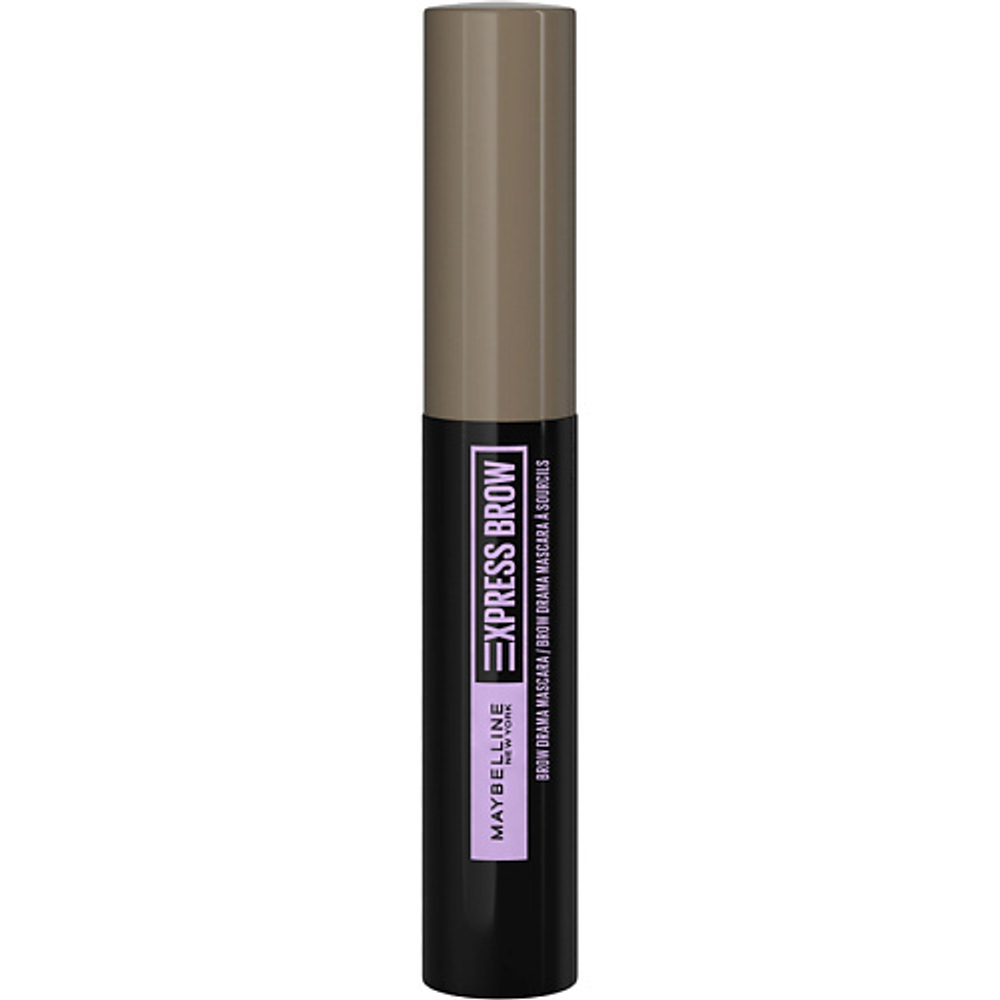 MAYBELLINE NEW YORK Тушь для бровей "Expss Brow Drama", щеточка-скульптор + цветной гель, Темный блонд 7,6 мл