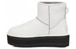 UGG Classic Mini Platform Matte Boot "Ultra Matte White" Women"s