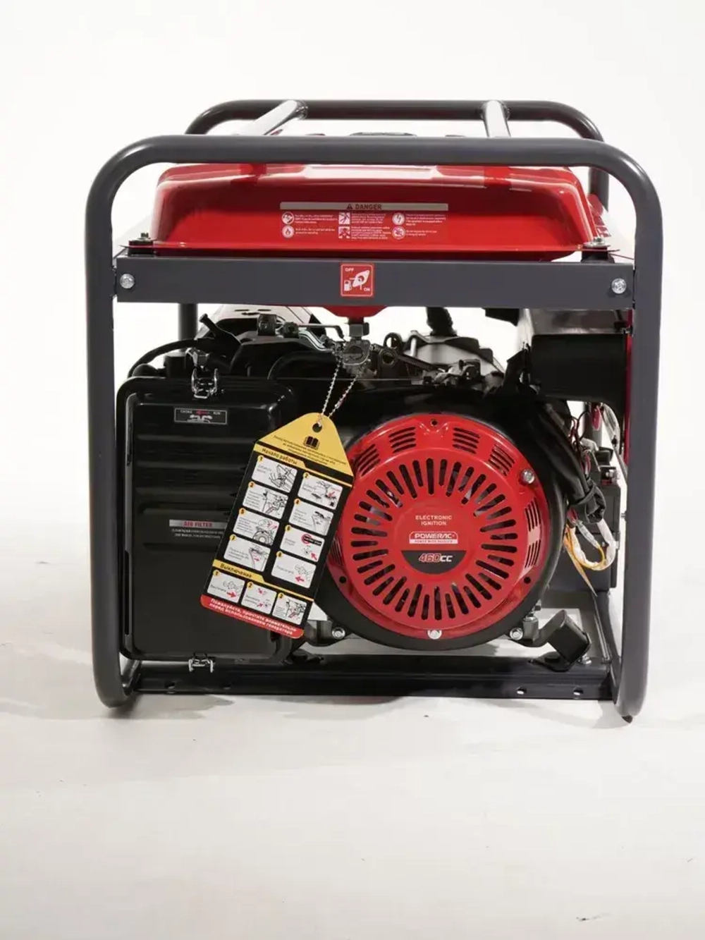 Генератор бензиновый электрический Powerac PR9500H2E-ATS (9кВт, 220В, 16л.с., АВТОЗАПУСК)