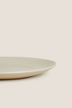 ZARA HOME ДЕСЕРТНАЯ ТАРЕЛКА ИЗ КЕРАМОГРАНИТА, БЕЖЕВЫЙ